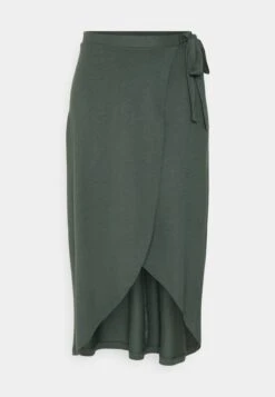 Anna Field Basic Wrap Over Midi Skirt- A-Line Skirt - Light Green 12 Anna Field Basic Wrap Over Midi Skirt- A-Line Skirt - Light Green -Fashion Shop 01b03c6b375842bc8850908e3d5e14f2