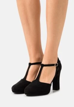 Anna Field Platform Heels - Black