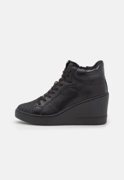 Anna Field High-Top Trainers - Black