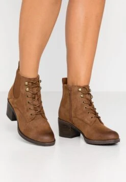 Anna Field Ankle Boots - Cognac