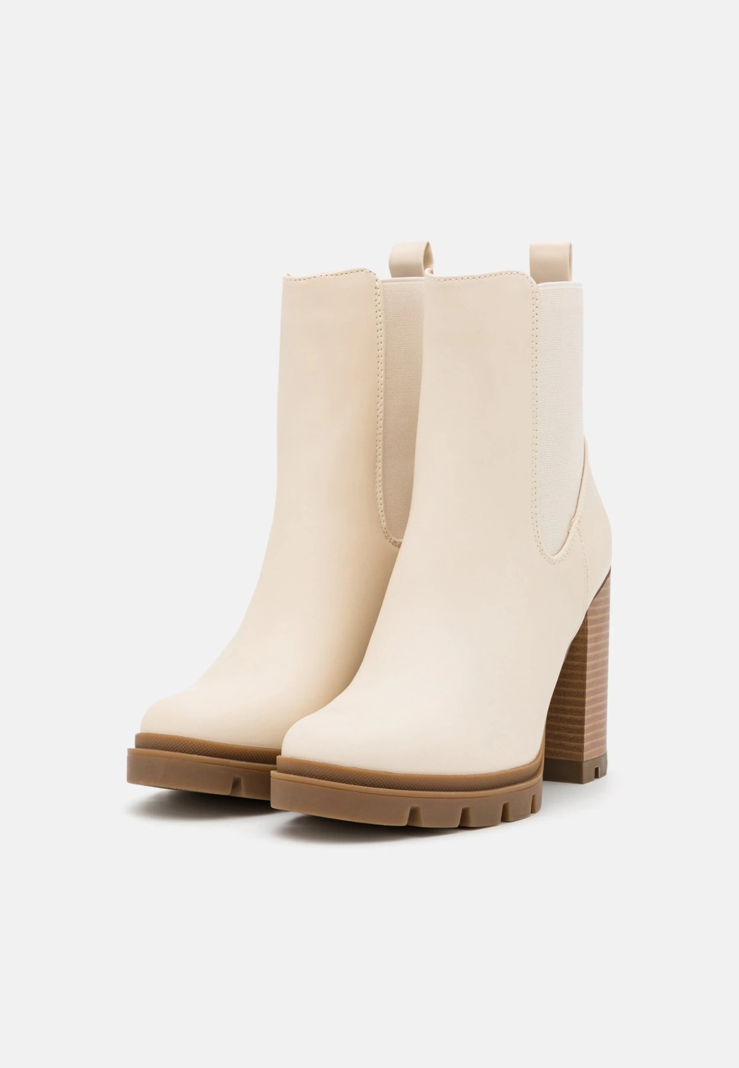 Anna Field Classic Ankle Boots - Beige 3 Anna Field Classic Ankle Boots - Beige - Image 3
