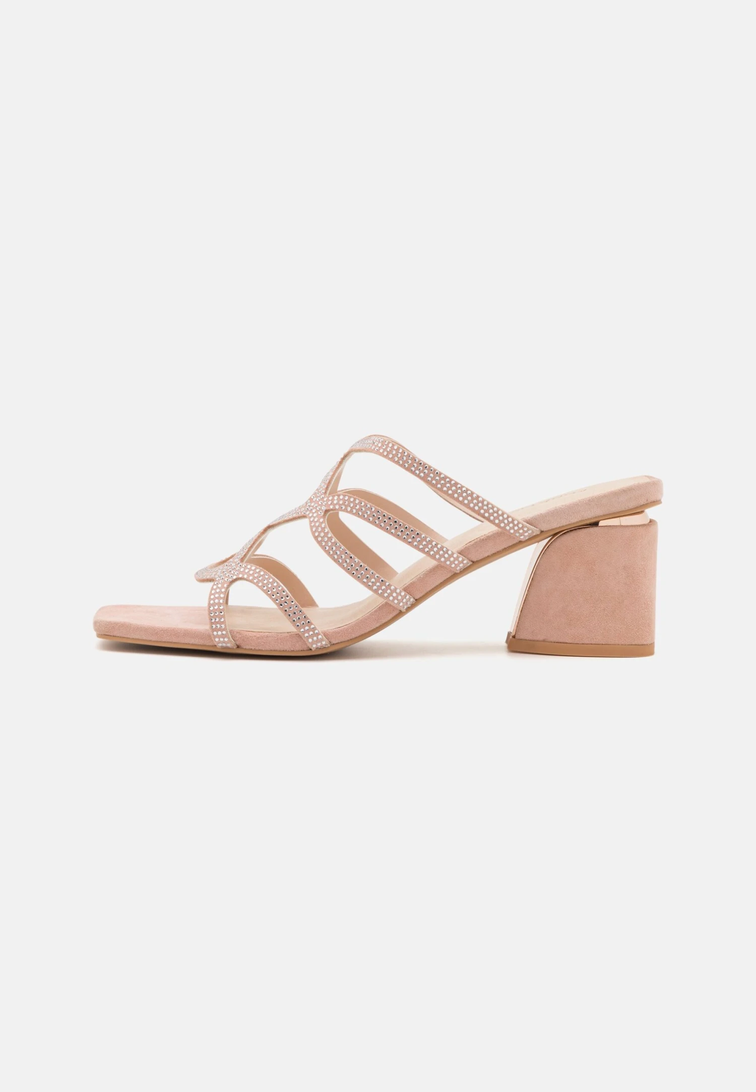 Anna Field Leather- Heeled Mules - Light Pink 2 Anna Field Leather- Heeled Mules - Light Pink - Image 2