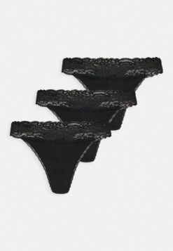 Anna Field 3 Pack Lace Trim Thong - Thong -Fashion Shop 13815b0c5eb74aefa009a72fbc0b00d7
