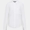 Anna Field Basic Blouse With Pocket - Button-Down Blouse - Off-White