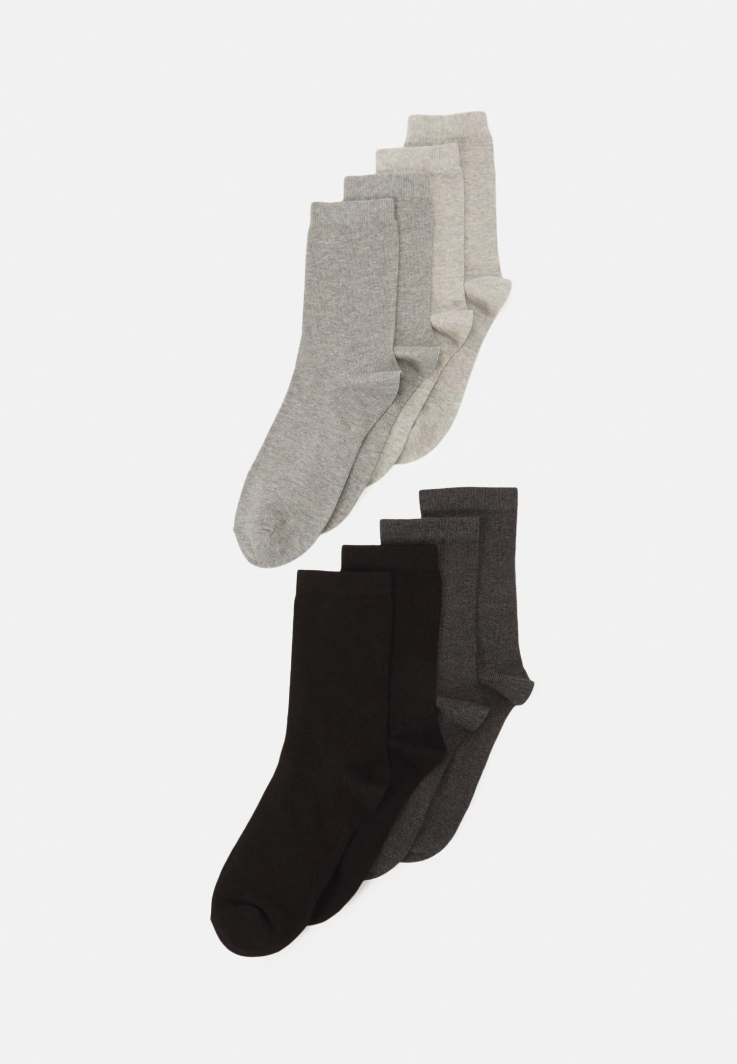 Anna Field 8 Pack- Socks - Grey, Black 1 Anna Field 8 Pack- Socks - Grey, Black