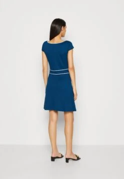 Anna Field Jersey Dress - Blue/White -Fashion Shop 1c005ed49928470ca7f7d55ca203f776