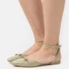 Anna Field Ankle Strap Ballet Pumps - Khaki