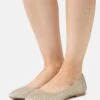 Anna Field Ballet Pumps - Gold