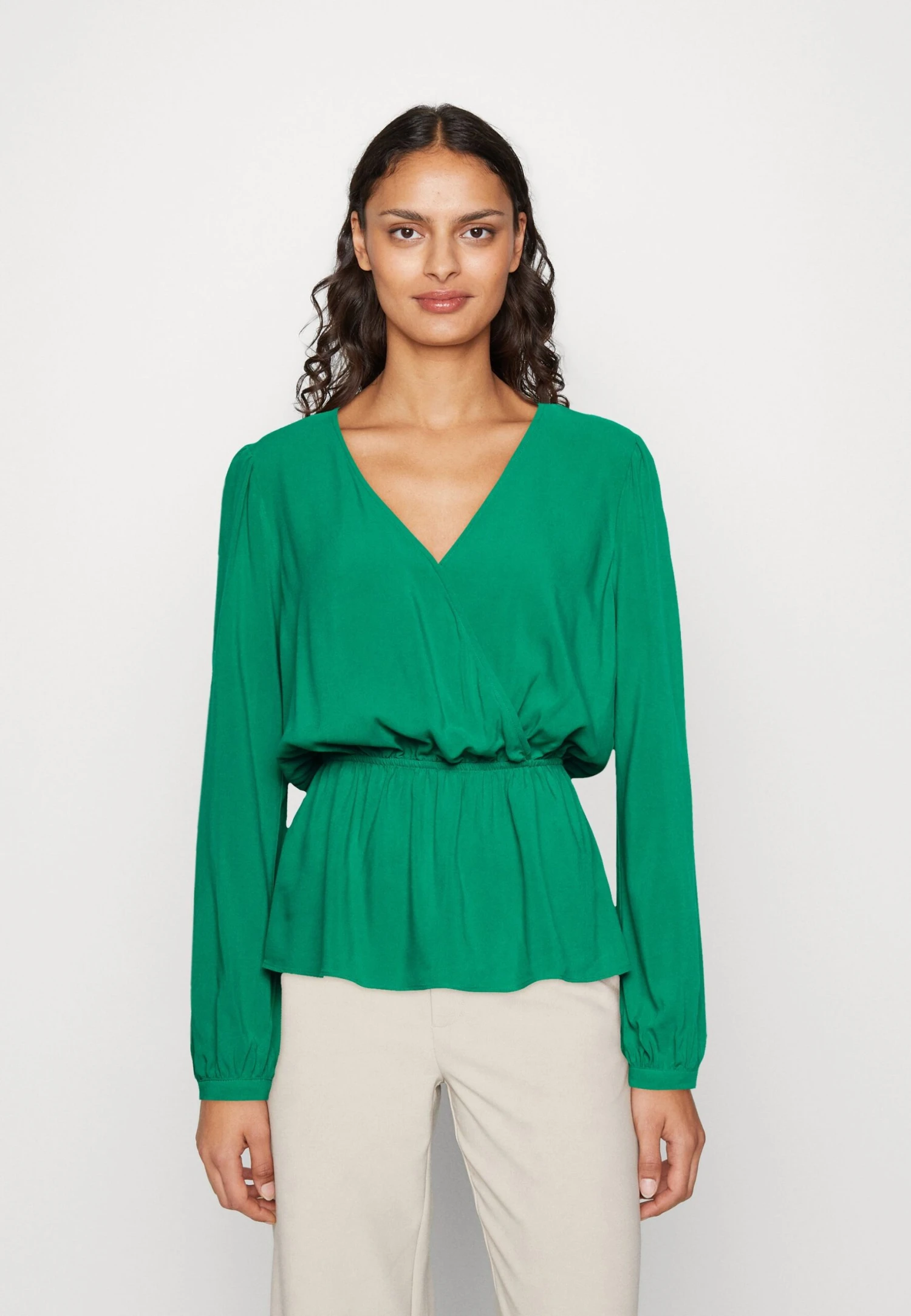 Anna Field Peplum - Blouse - Green 1 Anna Field Peplum - Blouse - Green