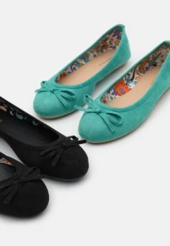 Anna Field 2 Pack - Ballet Pumps - Mint/Black -Fashion Shop 268f697da350486c9c3a77aa509f55a3