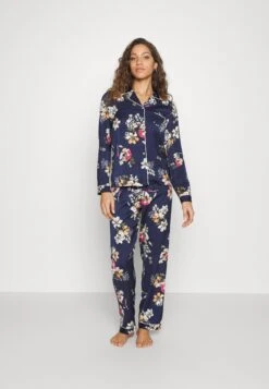 Anna Field Set - Pyjamas - Dark Blue