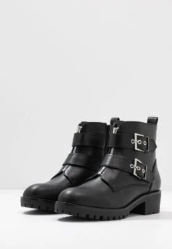 Anna Field Cowboy/Biker Ankle Boot - Black -Fashion Shop 2fb9d794909d4b32b78adb8f1f041680