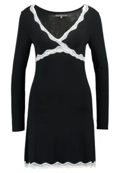 Anna Field Heidi Long Sleeves Viscose Nightdress - Nightie - Black 10 Anna Field Heidi Long Sleeves Viscose Nightdress - Nightie - Black -Fashion Shop 32fa00dfae104f94a6dcda686bd2fdf8