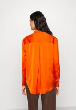 Anna Field Button-Down Blouse - Orange -Fashion Shop 33605d9a373246edb92a79f20d0a676a