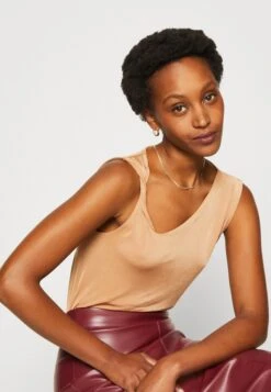 Anna Field Top - Light Brown -Fashion Shop 391cb3461b7240e5a422d676e7d843c2