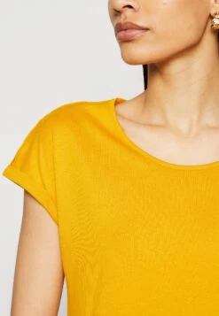 Anna Field 3 Pack - Basic T-Shirt - White/Mottled Light Grey/Dark Yellow -Fashion Shop 39ab6c76f1e247a592fdb7cd6afce2d7