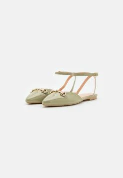 Anna Field Ankle Strap Ballet Pumps - Khaki -Fashion Shop 3ae8012e011646c2a52f09bbd9dce36a