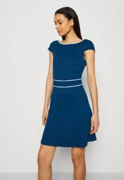 Anna Field Jersey Dress - Blue/White -Fashion Shop 3f00e11402bd4a02affacc68c97734bb