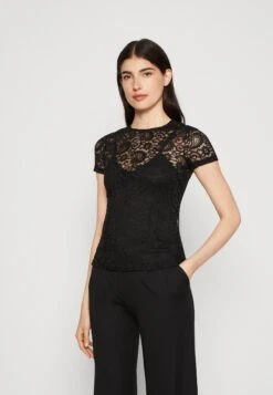 Anna Field Print T-Shirt - Black