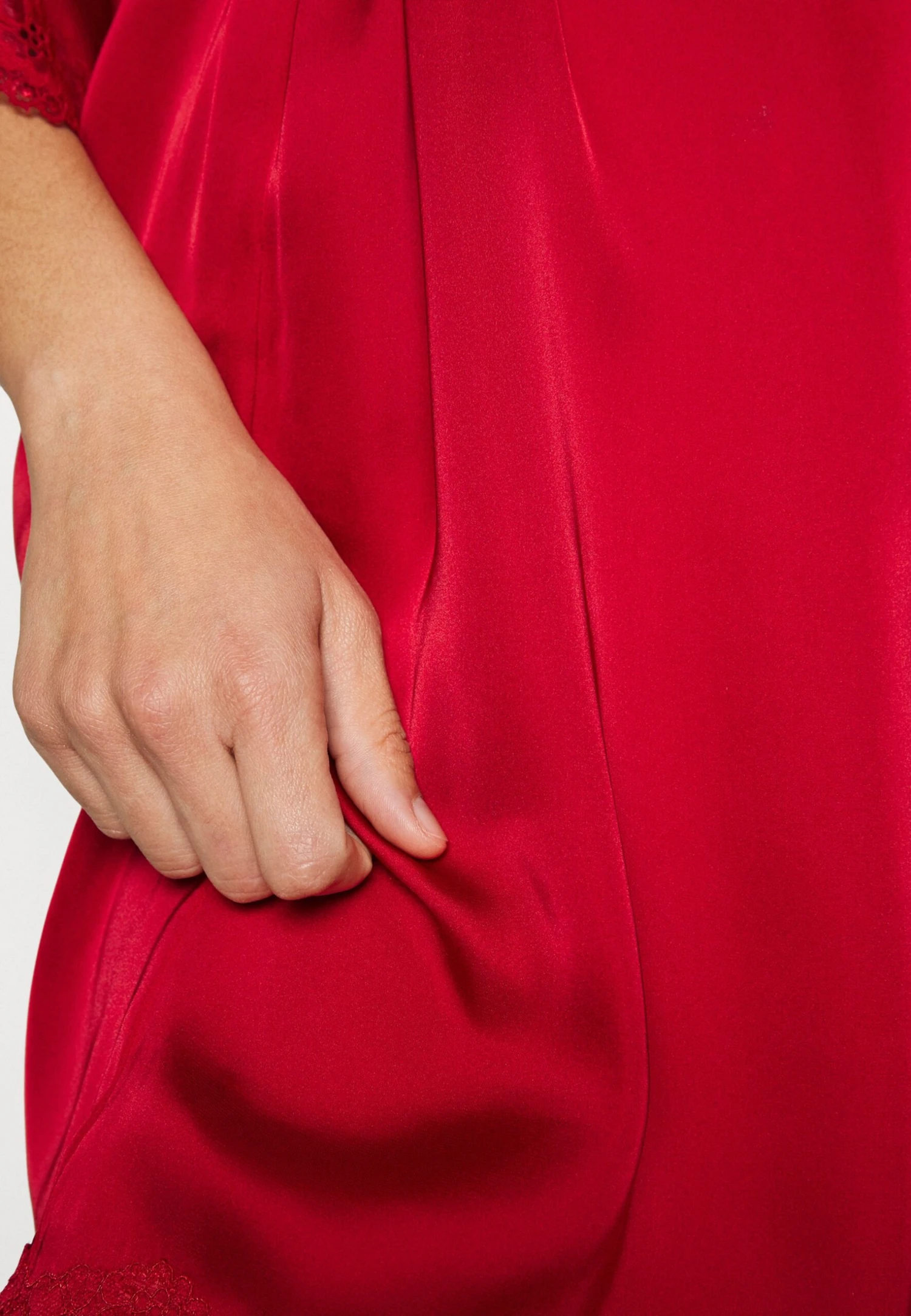 Anna Field Nightie - Red 6 Anna Field Nightie - Red - Image 6