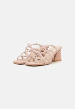 Anna Field Leather- Heeled Mules - Light Pink 8 Anna Field Leather- Heeled Mules - Light Pink -Fashion Shop 47c5baf369ff4979a510e7f90f0a72e3