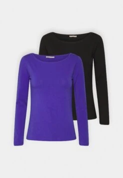 Anna Field 2 Pack - Long Sleeved Top - Blue/Black 10 Anna Field 2 Pack - Long Sleeved Top - Blue/Black -Fashion Shop 47fabbdaeaf445ccb921e16dd5b100db