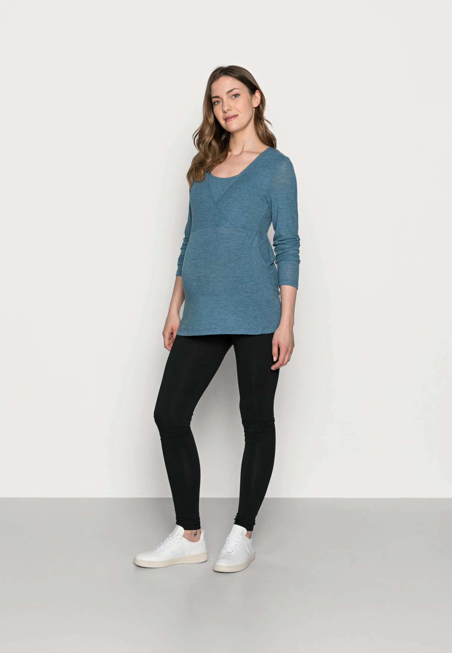 7/8 Length Maternity Leggings 2 Pack - Leggings - Trousers - Black 1 7/8 Length Maternity Leggings 2 Pack - Leggings - Trousers - Black