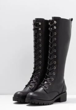 Anna Field Lace-Up Boots - Black -Fashion Shop 4b8f19ff97bb47a7ba46d8accfc85caf