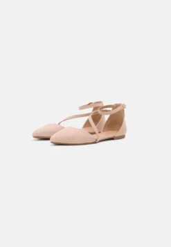 Ankle Strap Ballet Pumps - Light Pink 10 Ankle Strap Ballet Pumps - Light Pink -Fashion Shop 4cd6ac3cac5d401fac45b0eea5bb935b