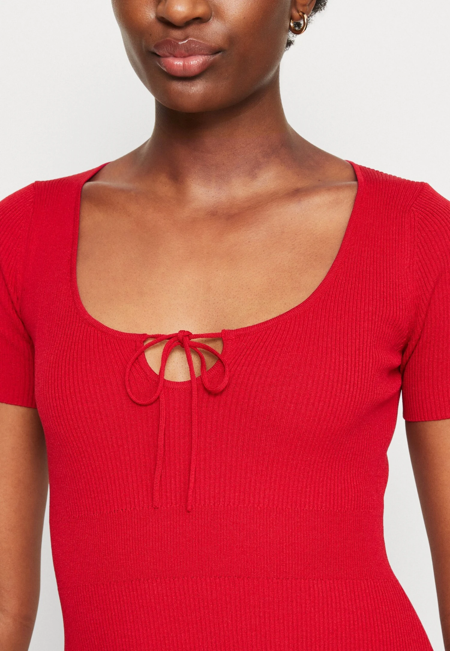 Anna Field Jumper Dress - Red 8 Anna Field Jumper Dress - Red - Image 8