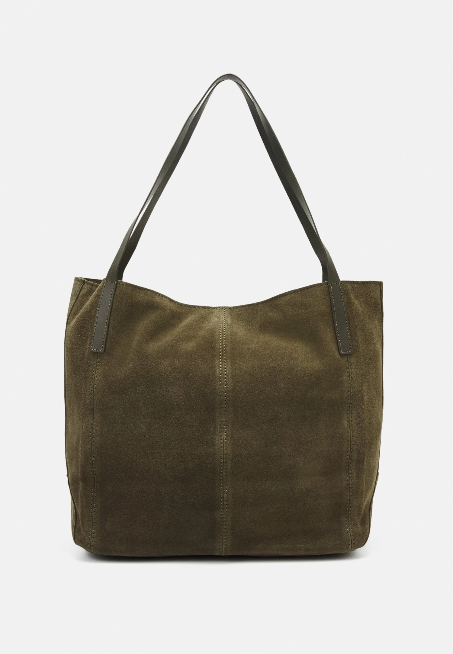 Anna Field Leather - Handbag - Khaki 1 Anna Field Leather - Handbag - Khaki