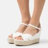 Platform Sandals - White