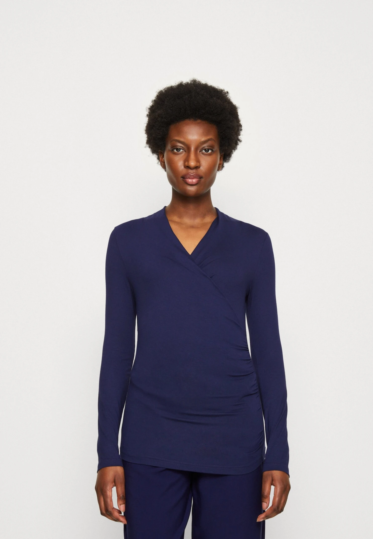 Anna Field Long Sleeved Top - Dark Blue 1 Anna Field Long Sleeved Top - Dark Blue