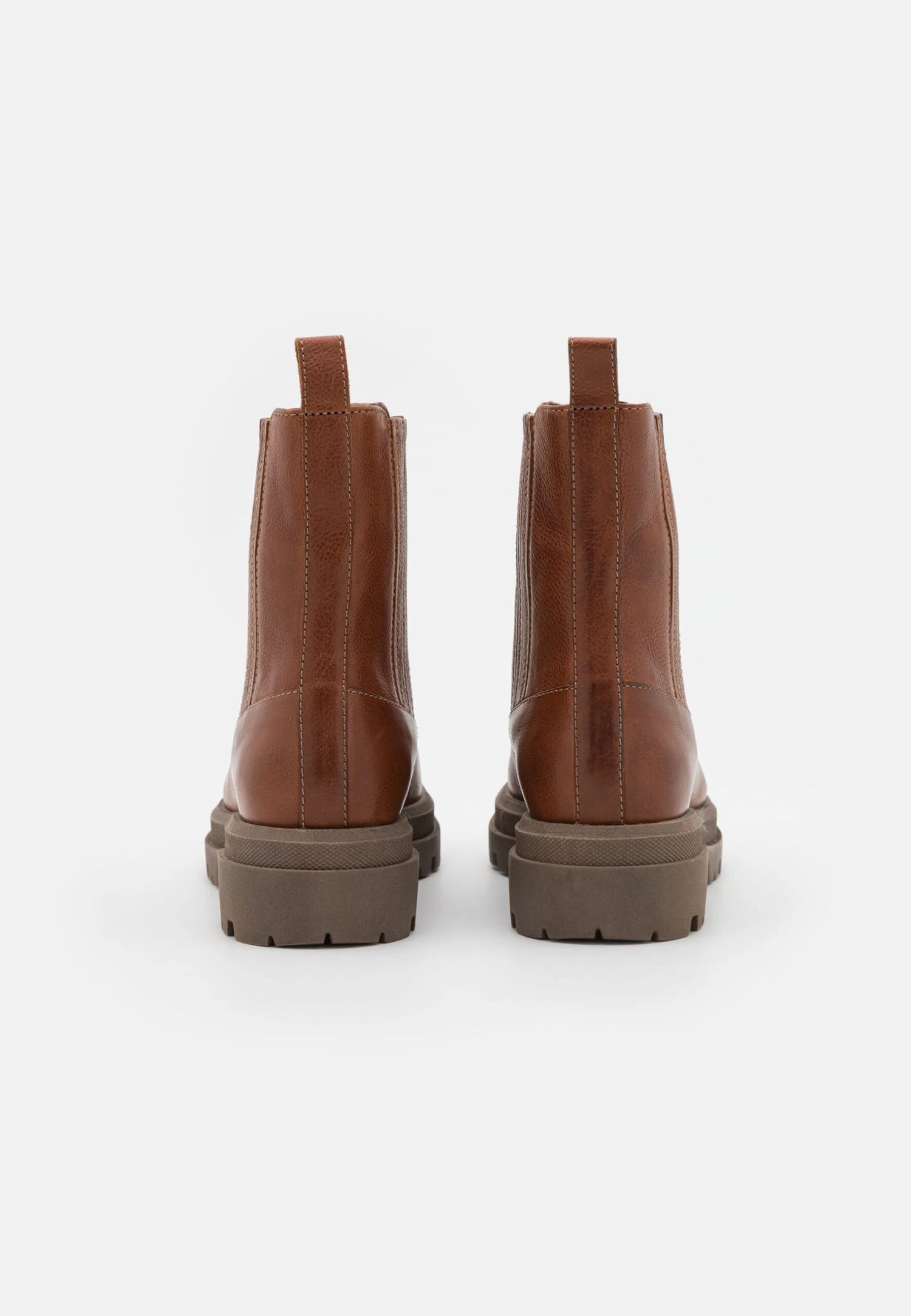 Anna Field Leather - Platform Ankle Boots - Cognac 4 Anna Field Leather - Platform Ankle Boots - Cognac - Image 4