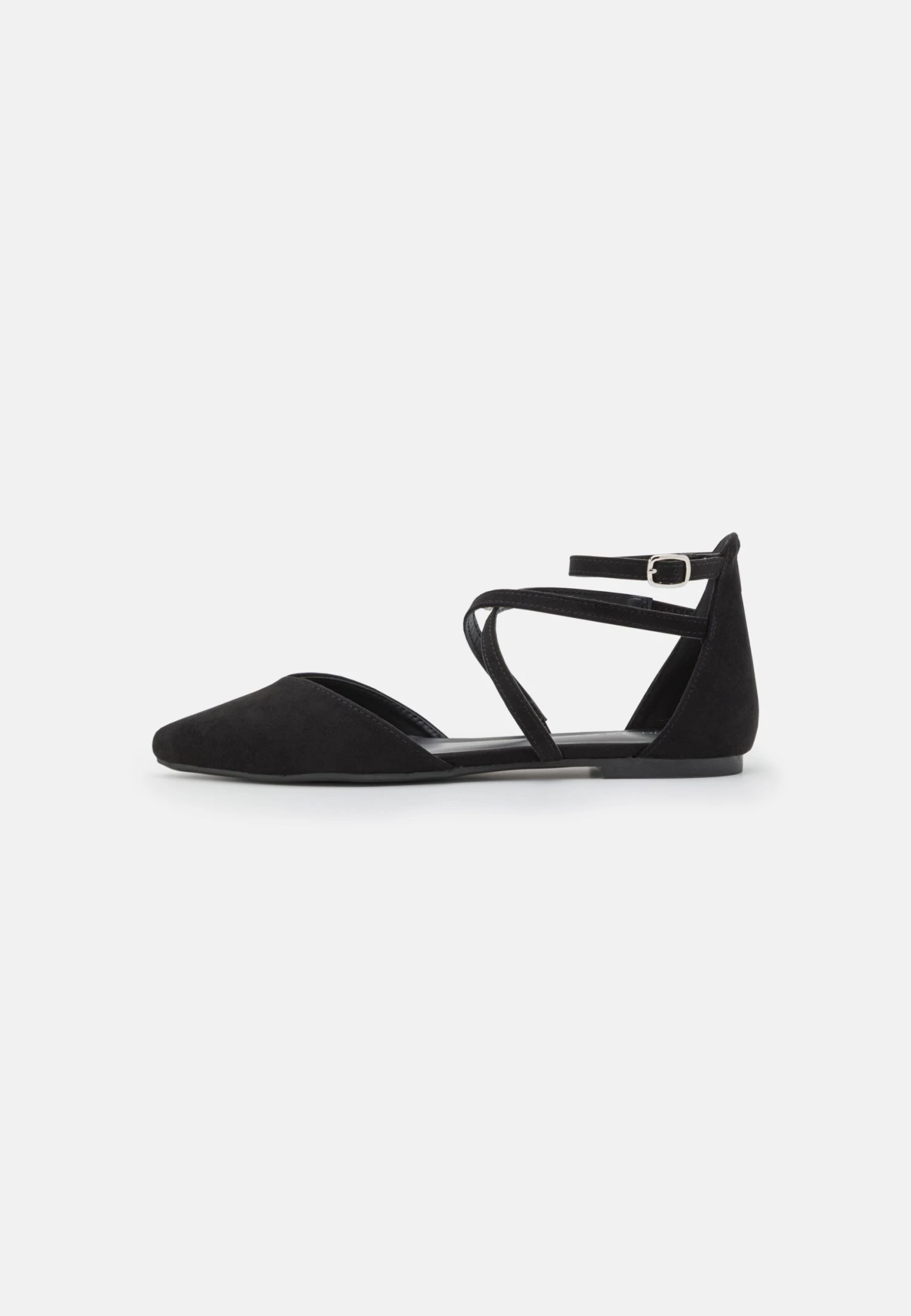 Anna Field Ankle Strap Ballet Pumps - Black 2 Anna Field Ankle Strap Ballet Pumps - Black - Image 2