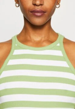 Anna Field 2 Pack - Top - Off-White/Green -Fashion Shop 5aebb1ccb891430992bf56b289526ed0