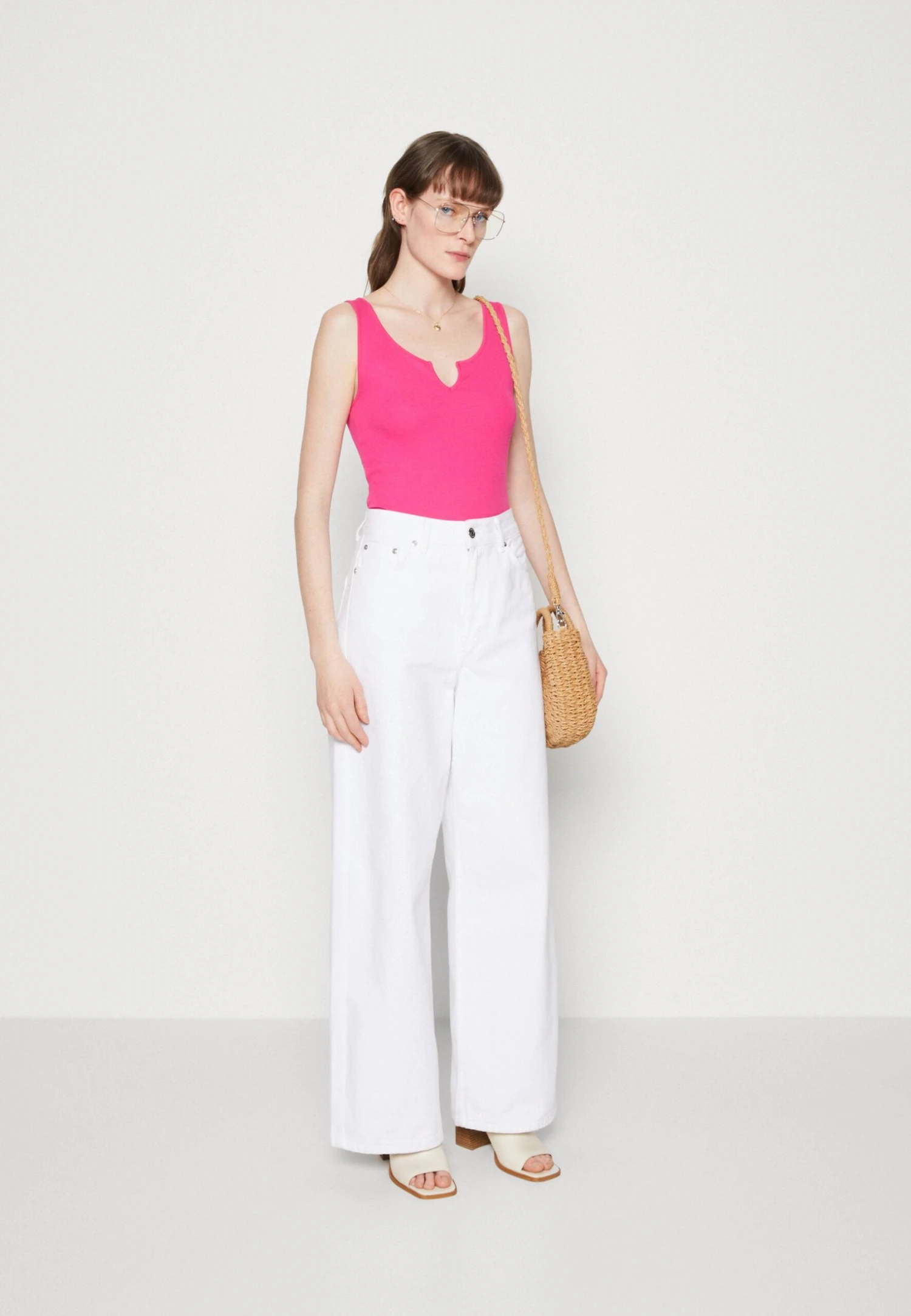 Anna Field Top - Pink 2 Anna Field Top - Pink - Image 2