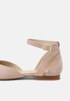 Anna Field Leather - Ankle Strap Ballet Pumps - Beige -Fashion Shop 5de5a942da5943328290f1b6cb15b416