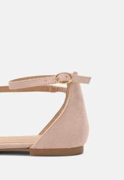 Ankle Strap Ballet Pumps - Light Pink 13 Ankle Strap Ballet Pumps - Light Pink -Fashion Shop 5de7b084a590422ab00309dd46496304