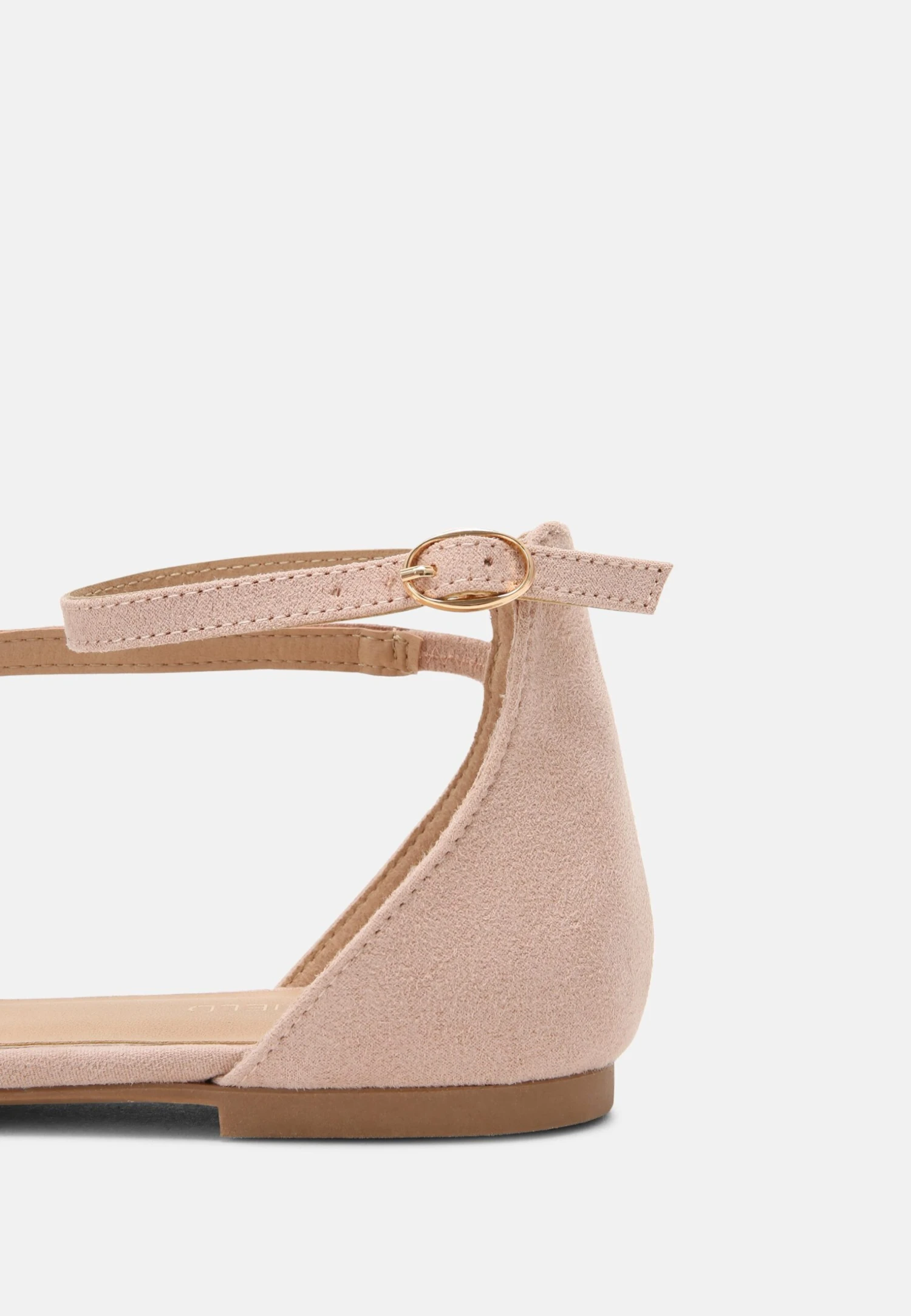 Ankle Strap Ballet Pumps - Light Pink 6 Ankle Strap Ballet Pumps - Light Pink - Image 6