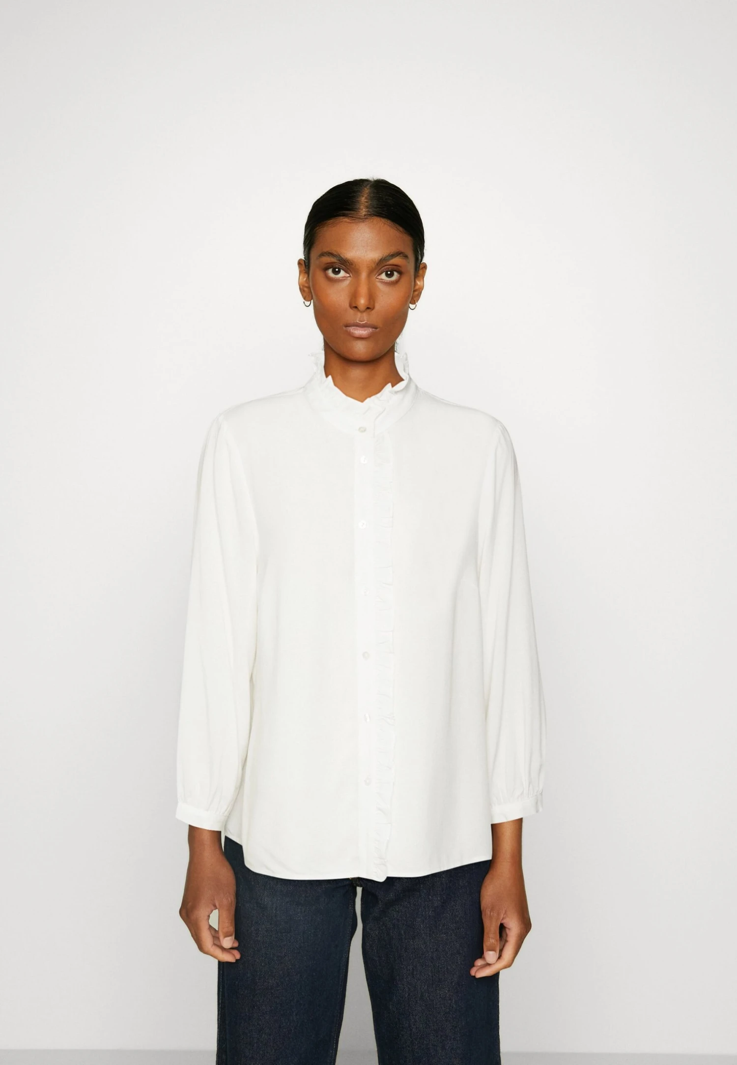 Anna Field Button-Down Blouse -Off-White 1 Anna Field Button-Down Blouse -Off-White