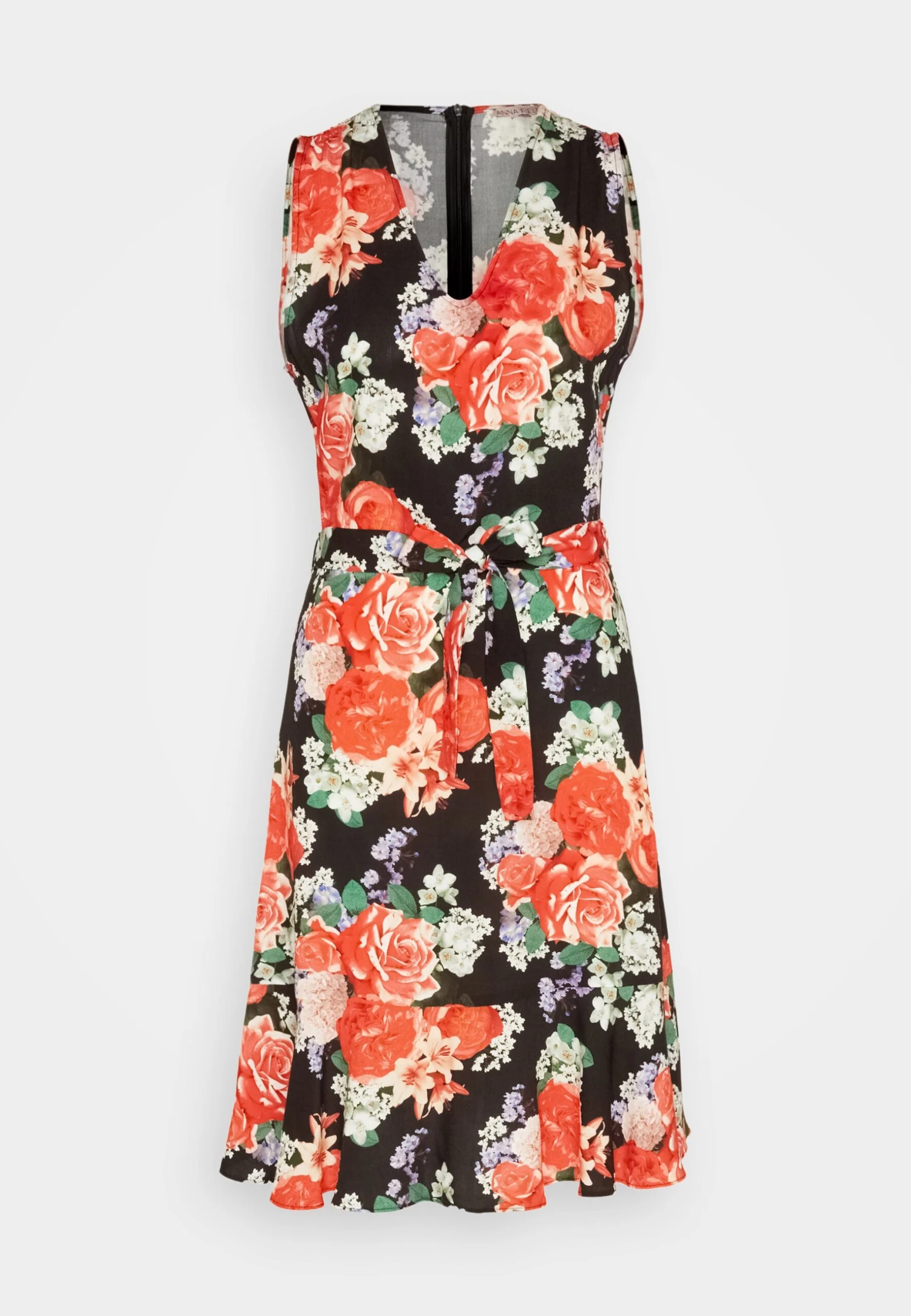 Anna Field Day Dress - Black/Red 5 Anna Field Day Dress - Black/Red - Image 5