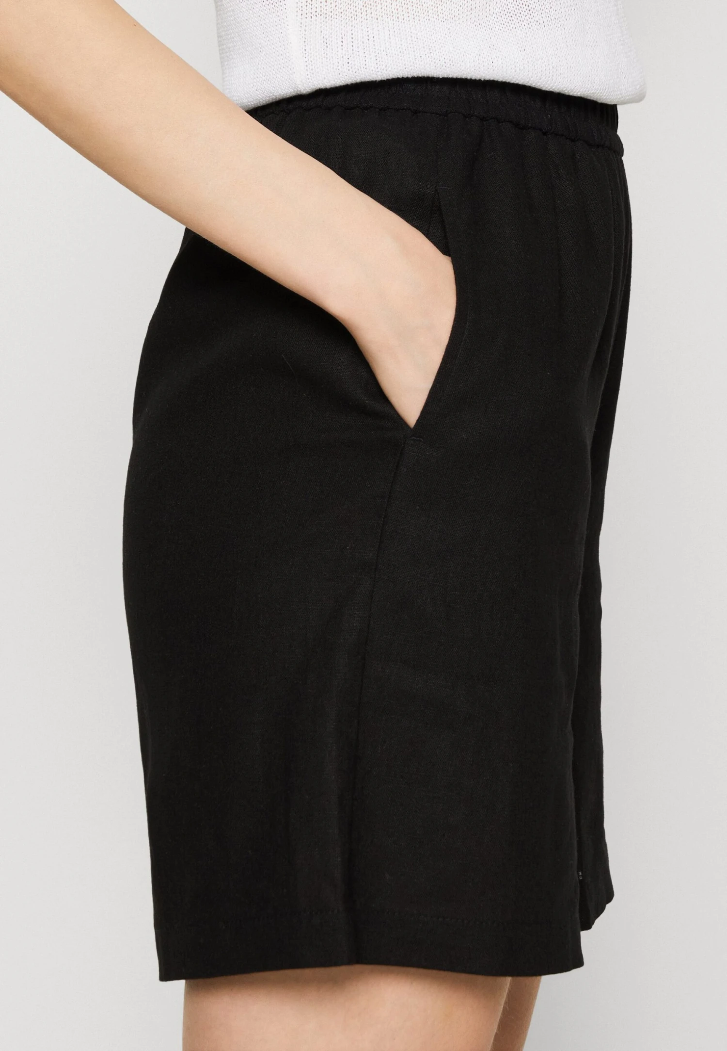 Anna Field Linen Mix - Shorts - Black 6 Anna Field Linen Mix - Shorts - Black - Image 6