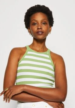 Anna Field 2 Pack - Top - Off-White/Green -Fashion Shop 6e5d25d95cc140a3ae5db1d3e552d477