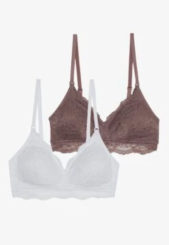 Anna Field 2 Pack- Triangle Bra - Pink/White -Fashion Shop 718c99870331436f87005690f31c8921