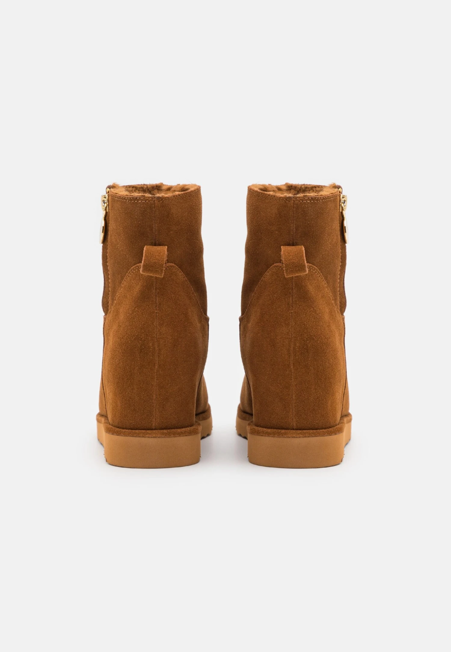 Anna Field Leather Winter Boot - Ankle Boots - Cognac 4 Anna Field Leather Winter Boot - Ankle Boots - Cognac - Image 4