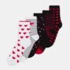 Anna Field 5 Pack - Socks - Black/White