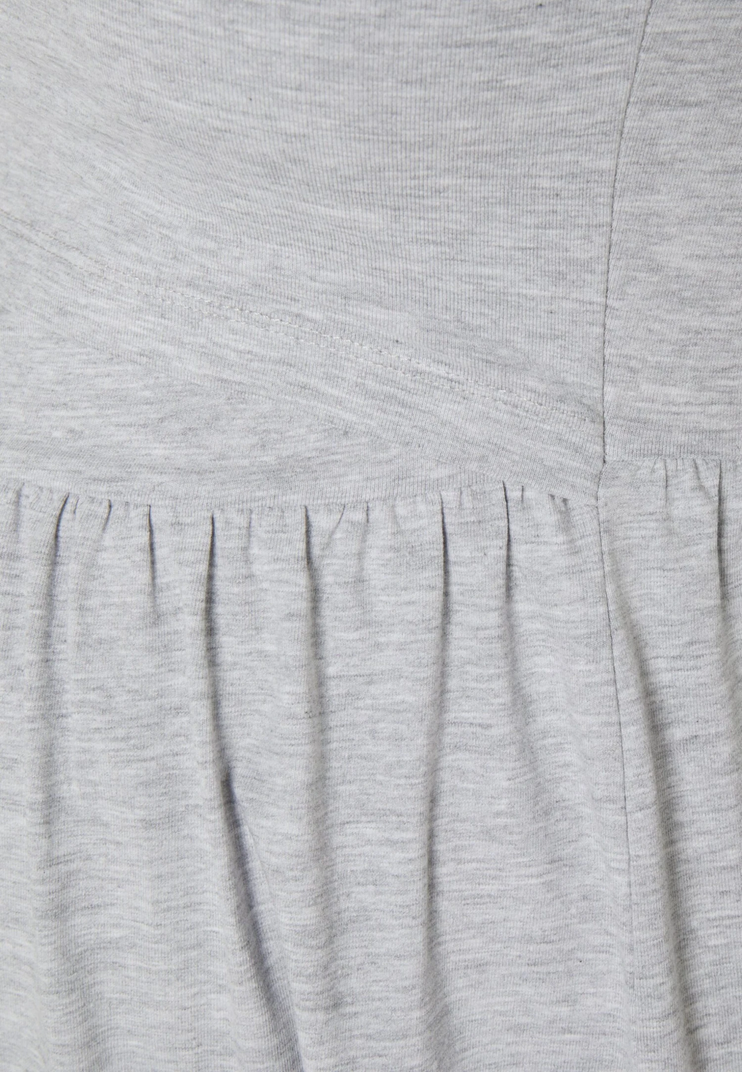 Nursing - Jersey Dress - Light Grey 3 Nursing - Jersey Dress - Light Grey - Image 3