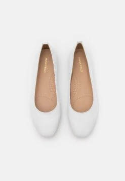 Anna Field Leather Comfort - Ballet Pumps - White -Fashion Shop 79bb003c70fc4f3ca1c44a9eccee430e