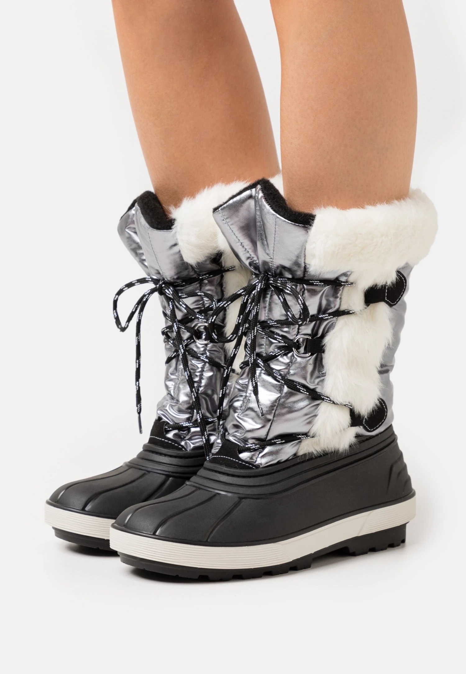 Anna Field Winter Boots - Silver 1 Anna Field Winter Boots - Silver
